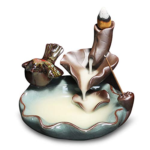 C & C 2 in 1 Ceramic Backflow Incense Holder