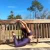 Yoga Wheel reducing back pain, stretching