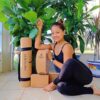 Yoga Wheel reducing back pain, stretching