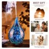 Essential Oil Diffuser 3D Glass Aromatherapy Ultrasonic