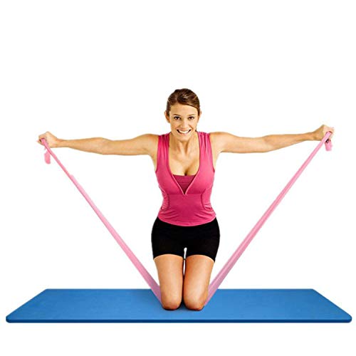 Forever Long Butt Exercise Bands| 1.5M Yoga Pilates Rubber Stretch Strap Yoga Resistance Bands Elastic Sports Bands Strength Training Exercise Strap Fitness Belt-Yellow- Forever Long Butt Exercise Bands, 1.5M Yoga Pilates