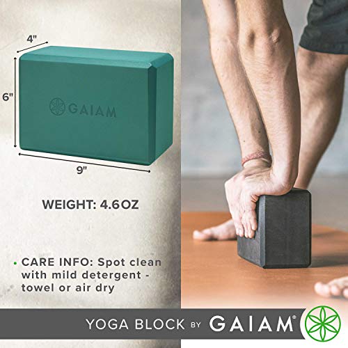 Gaiam Yoga Block - Supportive Latex-Free EVA Foam