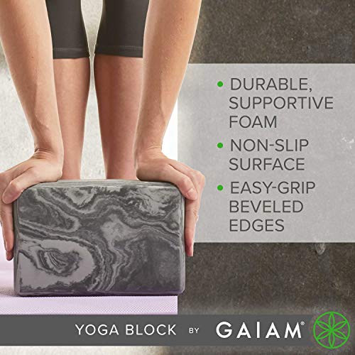 Gaiam Yoga Block - Supportive Latex-Free EVA Foam