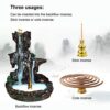 Jutoe Incense Backflow Burner,Waterfall Incense Holder