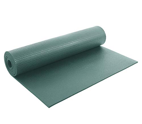 LERYG Yoga Mat Large Fitness Exercise Mat Durable, Non-Slip, Workout Mats for Home Gym Flooring Plyo, Jump, Cardio, MMA Mats Use with or Without Shoes(Green) LERYG Yoga Mat Large Fitness Exercise Mat Durable