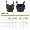Letsfit Sports Bra for Women, Padded Adjustable Strap