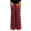 Lu's Chic Women's Boho Pants Harem Wide Leg Side Split