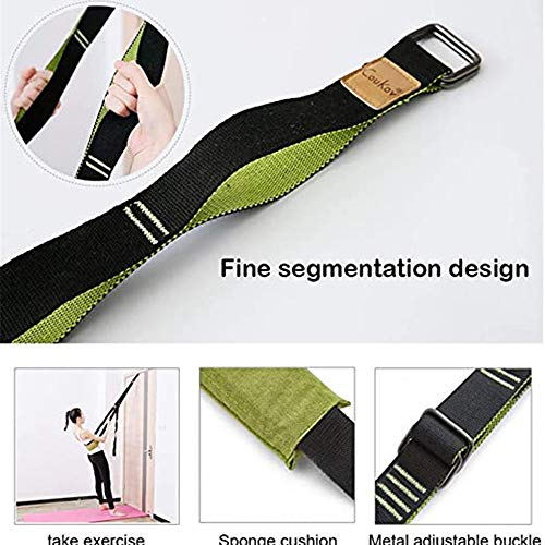 MWB Multi-Purpose Yoga Strap for Stretching,Yoga Stretch Strap Flexibility for Rehab,Pilates,Ballet,Dance,Cheerleading,Gymnastics,Durable bodyweight Resistance Training strapsPINK MWB Multi-Purpose Yoga Strap for Stretching