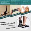 Muezna Men's Non-Slip Yoga Socks, Anti-Skid Pilates