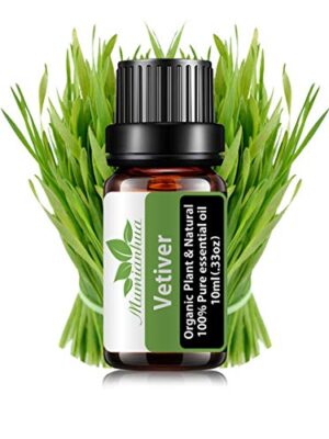 Mumianhua Vetiver Essential Oil Organic for Diffuser for Home