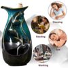Olerqzer Ceramic Backflow Incense Holder with 30 Backflow