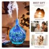 Porseme 3D Essential Oil Diffuser Cool Mist Humidifier