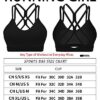 Crossback Strappy Sports Bra with Removable Cups - Light Support for Yoga and Gym