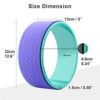Reehut Yoga Wheel - 12.6" x 5" Strong Premium Back Roller