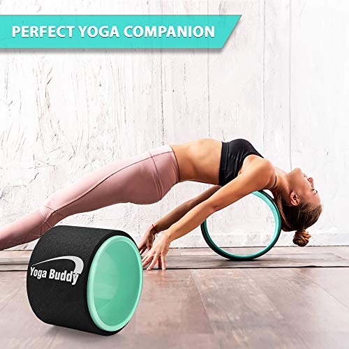 Roller Buddy Yoga Wheel Back Wheel- Yoga Equipment, Yoga Wheel Back Pain, Yoga Prop, Plexus Chirp Wheel for Back Pain (Yoga Wheel Mini 6") Roller Buddy Yoga Wheel Back Wheel- Yoga Equipment