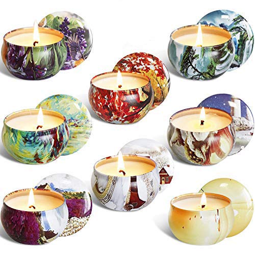 Scented Candles Gift Sets, Natural Soy Wax Aromatherapy