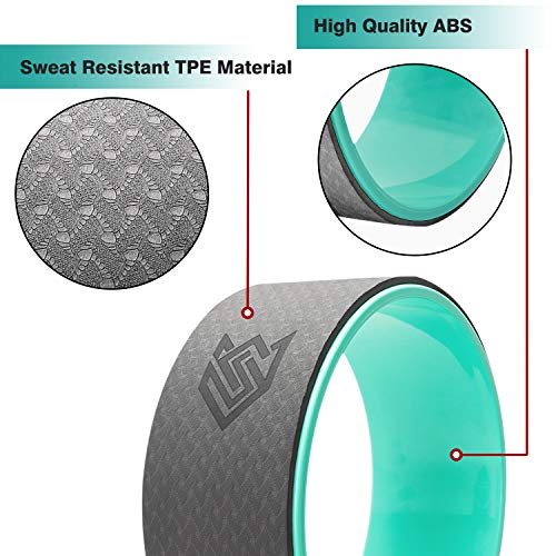 Yoga Wheel Back Roller for Back Pain, Stretching 🧘