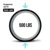 Yoga Wheel for Back Pain Relief and Yoga Pose