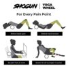 Yoga Wheel for Back Pain Relief and Yoga Pose