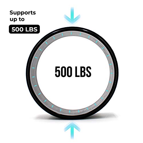 Yoga Wheel for Back Pain Relief and Yoga Pose