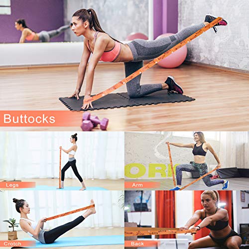 Unlock Your Full Potential with Stretching Bands Yoga - High-Quality 8-Loop Resistance Band for Versatile and Effective Workouts