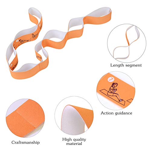 Unlock Your Full Potential with Stretching Bands Yoga - High-Quality 8-Loop Resistance Band for Versatile and Effective Workouts