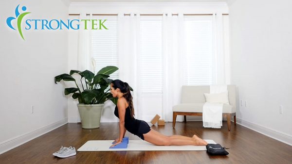 StrongTek Yoga Foam Wedge Blocks (Pair) Soft Wrist Wedge, Supportive Foot Exercise Accessories, Balance, Strength, Yoga Strap, Pilate, Fitness, Squat, Pushup, Plank, EVA Riser Yoga Block Set StrongTek Yoga Foam Wedge Blocks (Pair) Soft Wrist Wedge