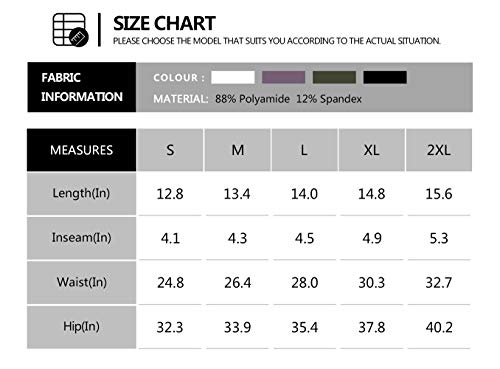 THE GYM PEOPLE Compression Short Yoga Shorts Women Super Lightweight Running Fitness Shorts with Pockets (Medium, Black) THE GYM PEOPLE Compression Short Yoga Shorts Women