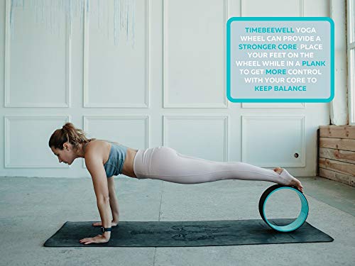 TimeBeeWell Yoga Wheel Plus Prop Bag - 13 x 5.1 inch