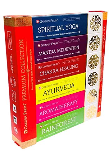 Tuzech Natural Incense Sticks Perfect for Meditation Yoga, Relaxatiron, Cleanse & Purify. Hand Rolled Incenses with 12 Flavours Gift Box Pack 180 Grams Tuzech Natural Incense Sticks Perfect for Meditation Yoga