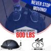 Half Ball Balance Trainer with Yoga Ball