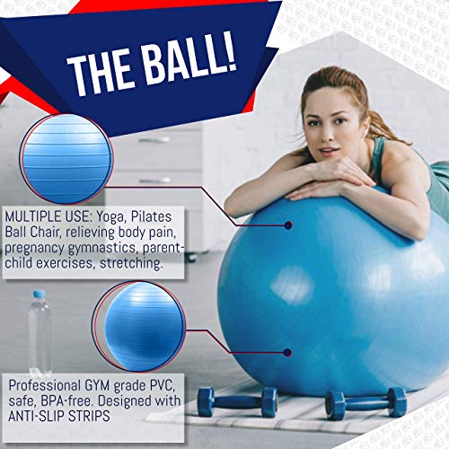 51cb3aoTffL.SL1500 Half Ball Balance Trainer with Yoga Ball