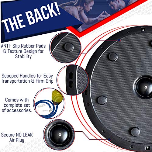 61Tf-F7OMFL.SL1500 Half Ball Balance Trainer with Yoga Ball