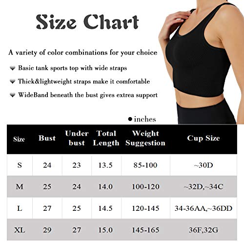 VALANDY Women's Longline Sports Bra