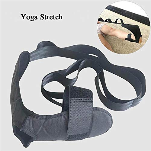 VIDELLY Foot Stretcher and Leg Stretcher Strap Bundle Yoga Rehabilitation Stretching Strap Foot Drop Correction Leg Stretch Band Improve Flexibility Yoga Ligament Stretching Belt for Ankle Feet,Black VIDELLY Foot Stretcher and Leg Stretcher Strap