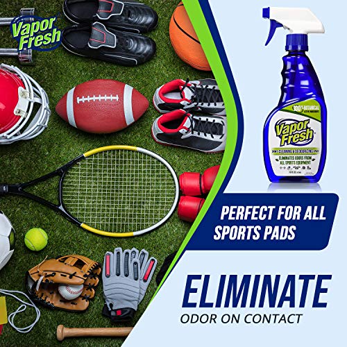 Vapor Fresh Natural Sports Cleaning and Deodorizing Spray for Gym Equipment, Yoga Mats, Boxing Gloves and Sports Pads, 16 Ounces (1-Pack) Vapor Fresh Natural Sports Cleaning and Deodorizing Spray