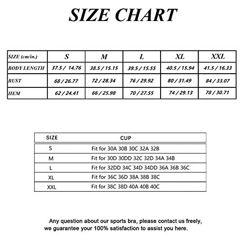 Workout Sports Bra Yoga Running Crop Tank Top Workout Sports Bra Yoga Running Crop Tank Top