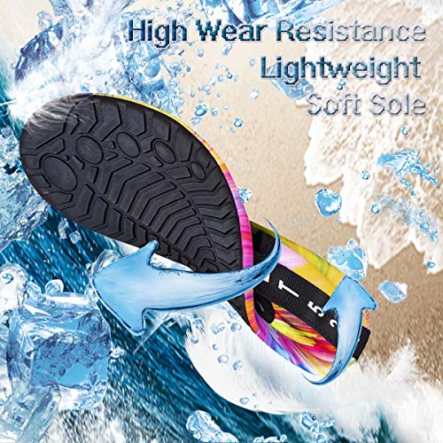YALOX Water Shoes Women's Men's Outdoor Beach Swimming Aqua Socks Quick-Dry Barefoot Shoes Surfing Yoga Pool Exercise(Color,38/39EU) YALOX Water Shoes Women's Men's Outdoor Beach