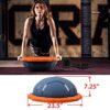 Enhance Your Balance and Core Strength with Yes4All Premium PVC Balance Trainer Ball - 880lbs Weight Capacity, 23.5 inches