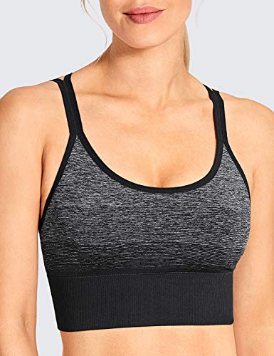 Yoga Bras Crop Tank Tops Carbon Back Flower Ash Medium Yoga Bras Crop Tank Tops Carbon Back Flower Ash Medium