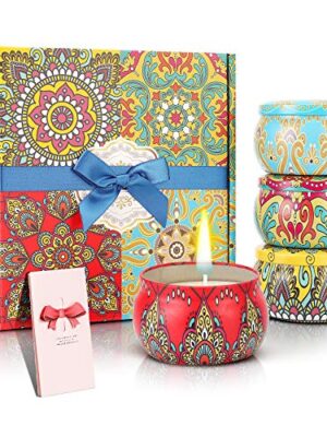 Yoga Scented Candles Natural Soy Wax with Natural Essential Oil