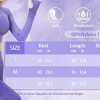 Yoga Shirt Long Sleeve Crop Top Seamless Thumb Hole