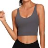 Yoga Women Sports Bra Longline Crop Tank Top