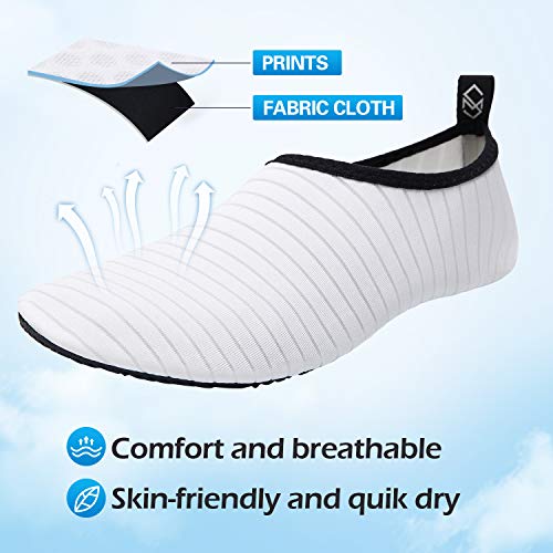 mysoft Women Men Water Shoes Barefoot Sports Aqua Yoga Socks for Beach Swim mysoft Women Men Water Shoes Barefoot Sports