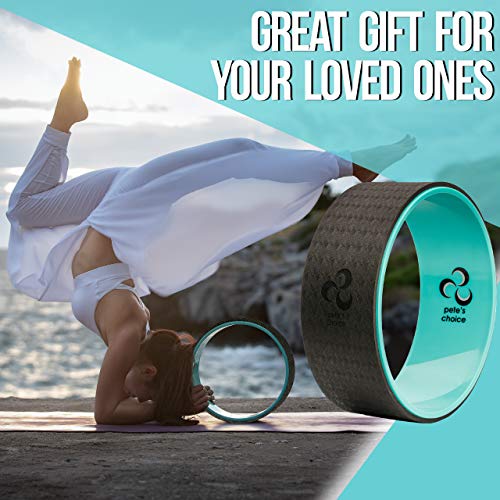 pete's choice Yoga Wheel with eBook, Yoga Strap