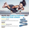 sport2people Stretching Strap for Yoga, Flexibility, Rehabilitation