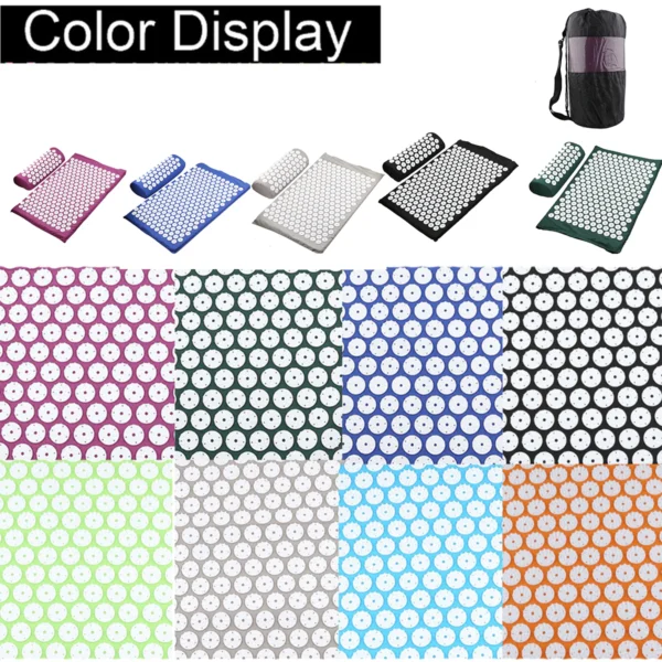 Relieve Stress Acupressure Mat Massage3 Relieve Stress Acupressure Mat Massage 🧘♂️
