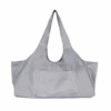 Breathable Canvas Yoga Mat Bag with Convenient Side Pocket for Easy Storage