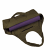 Breathable Canvas Yoga Mat Bag with Convenient Side Pocket for Easy Storage