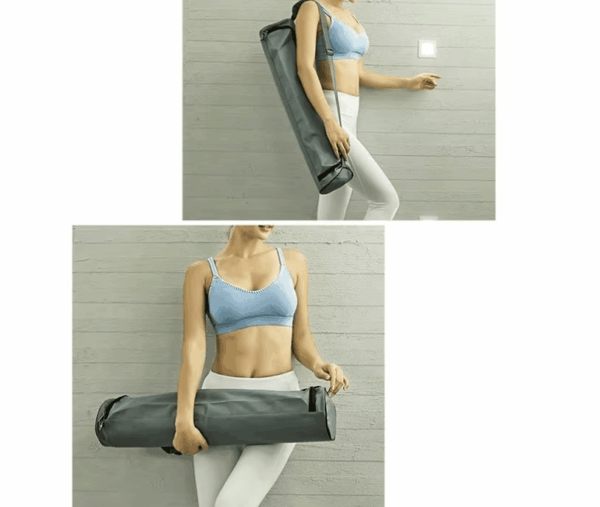 Durable Canvas Yoga Mat Bag with Full Zip3 Durable Canvas Yoga Mat Bag with Full Zip and Adjustable Strap for Easy Travel